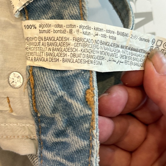 Zara NWT Denim Crop Tank Womens Xs - Picture 7 of 7